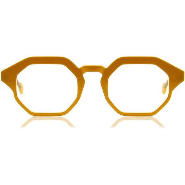 LA Eyeworks Rye 955 Men's Eyeglasses Yellow Size 48 - Blue Light Block Available
