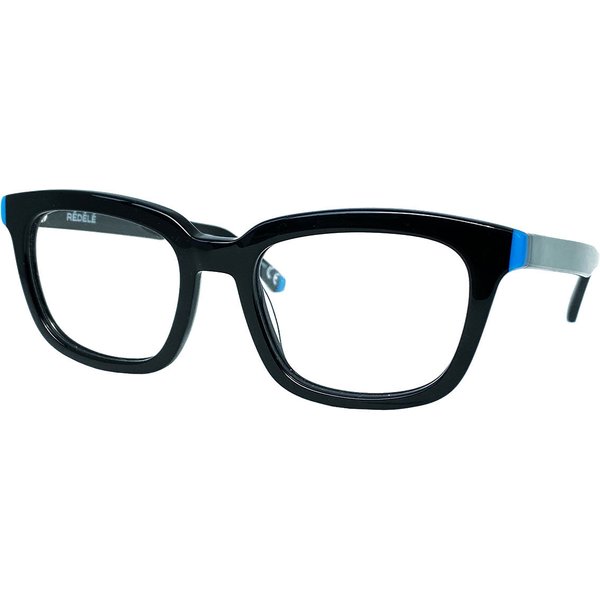Redele ROMA 01 Men's Eyeglasses Black Size 52 - Blue Light Block Available