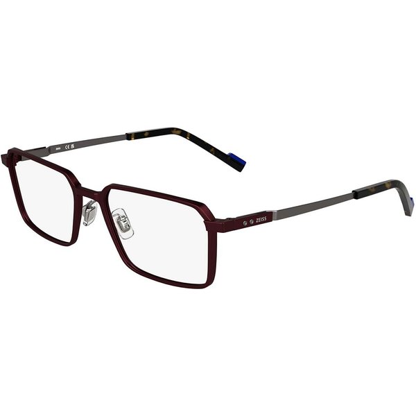 Zeiss ZS25158 604 Men's Eyeglasses Burgundy Size 54 - Blue Light Block Available