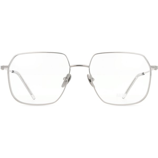 Kaleos Jacobson Titanium C5 Men's Eyeglasses Silver Size 56 - Blue Light Block Available