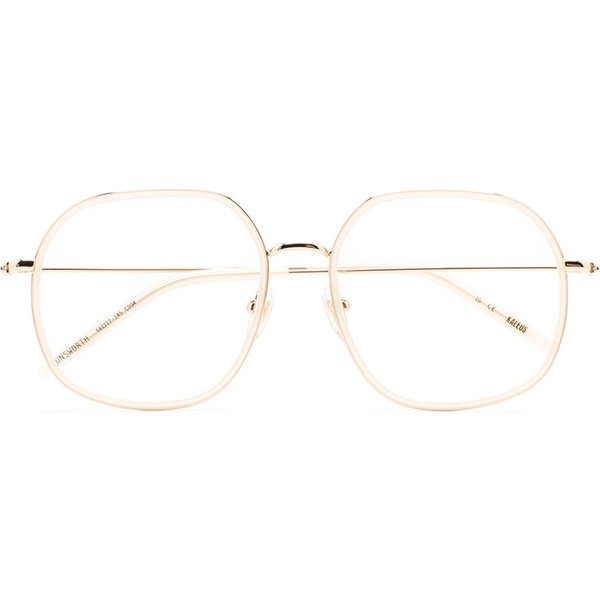 Kaleos Unsworth C4 Men's Eyeglasses Gold Size 56 - Blue Light Block Available