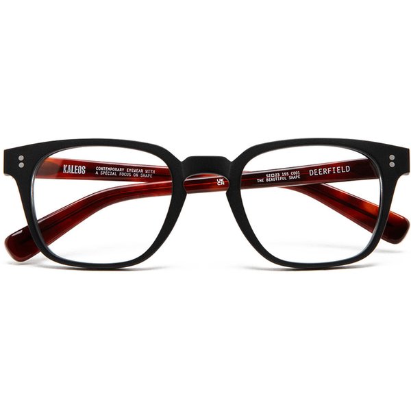 Kaleos Deerfield C1 Men's Eyeglasses Black Size 52 - Blue Light Block Available