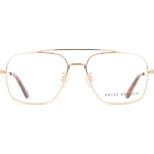 Privé Revaux FISHERMAN J5G Men's Eyeglasses Gold Size 54 - Blue Light Block Available