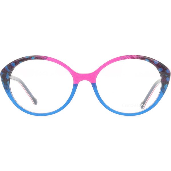 Coco Song Running Jeans CV253 03-09 Women’s Eyeglasses Blue Size 52 - Blue Light Block Available