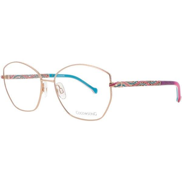 Coco Song Surfing Dolphin CV228 04-09 Women’s Eyeglasses Gold Size 55 - Blue Light Block Available