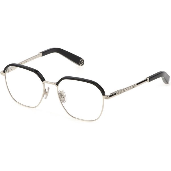 Philipp Plein VPP017M 0579 Men's Eyeglasses Black Size 52 - Blue Light Block Available