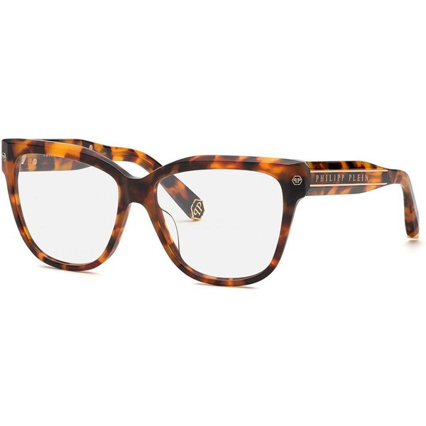 Philipp Plein VPP051M 0728 Women’s Eyeglasses Tortoiseshell Size 55 - Blue Light Block Available