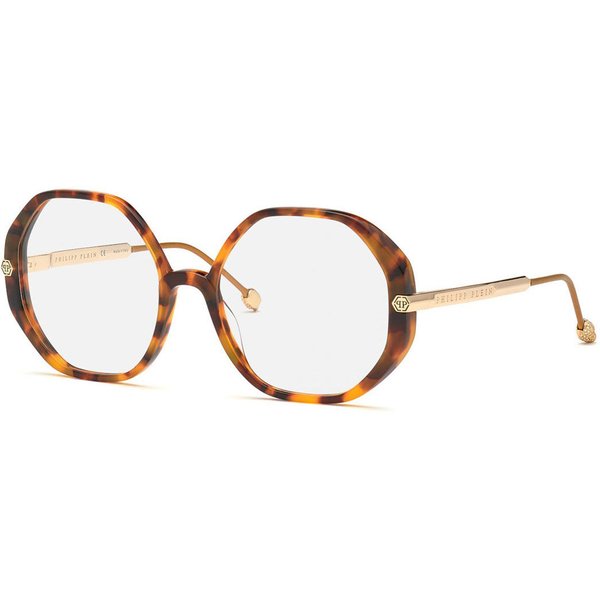 Philipp Plein VPP053S 0728 Women’s Eyeglasses Tortoiseshell Size 56 - Blue Light Block Available