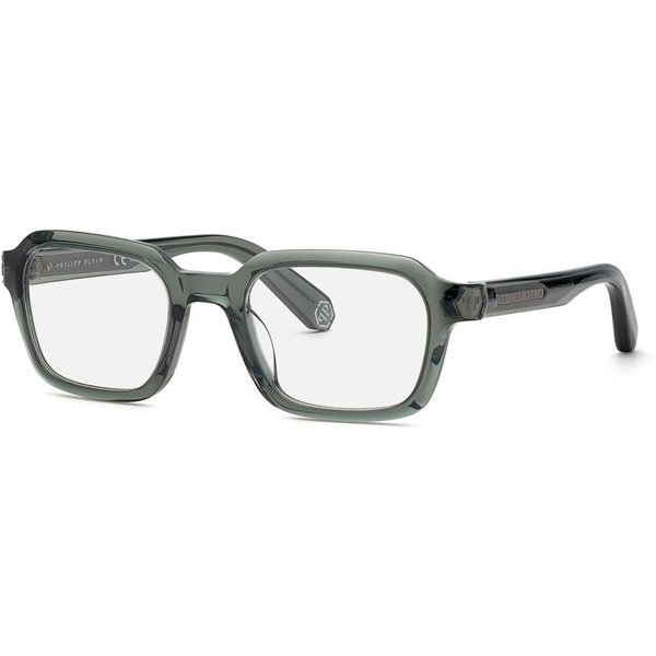 Philipp Plein VPP083M 09RM Men's Eyeglasses Green Size 52 - Blue Light Block Available