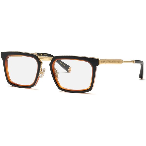 Philipp Plein VPP158M 09TC Women’s Eyeglasses Black Size 53 - Blue Light Block Available