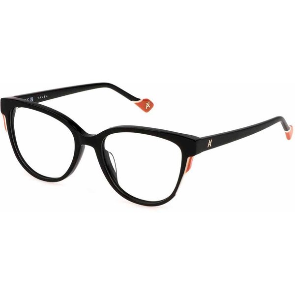 Yalea VYA111L VIOLETA 0700 Women’s Eyeglasses Black Size 50 - Blue Light Block Available