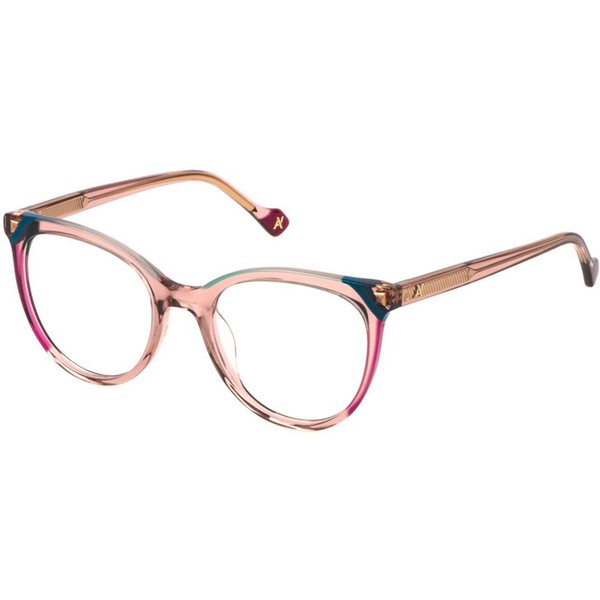 Yalea VYA133W SALLY 06HB Women’s Eyeglasses Pink Size 50 - Blue Light Block Available