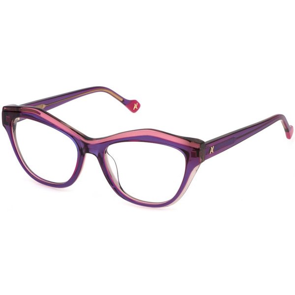 Yalea VYA140 AGUSTINA 09DB Women’s Eyeglasses Purple Size 53 - Blue Light Block Available