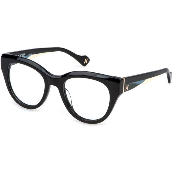 Yalea VYA168V ZAHA 700K Women’s Eyeglasses Black Size 51 - Blue Light Block Available