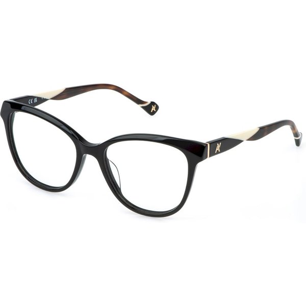 Yalea VYA180 LINOY 0700 Women’s Eyeglasses Black Size 53 - Blue Light Block Available