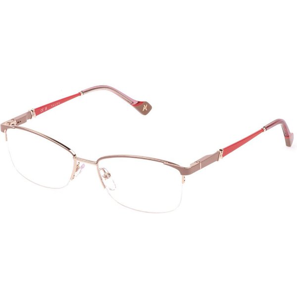 Yalea VYA164 AUNG 08MZ Women’s Eyeglasses Gold Size 54 - Blue Light Block Available