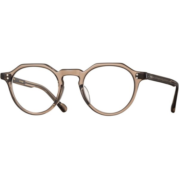 Eyevan Attache-E SMK Men's Eyeglasses Brown Size 47 - Blue Light Block Available