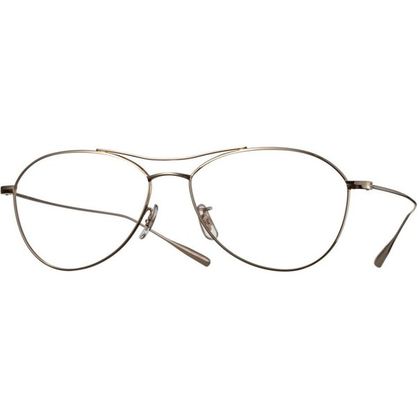 Eyevan Brooks G Men's Eyeglasses Gold Size 56 - Blue Light Block Available