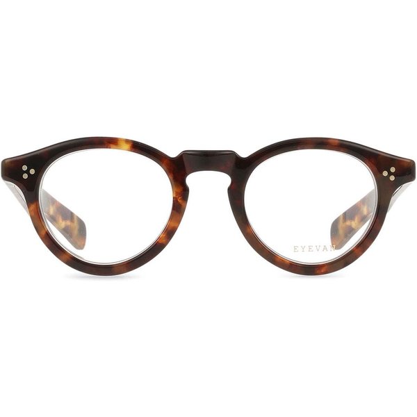 Eyevan Conner-E TORT2 Men's Eyeglasses Tortoiseshell Size 46 - Blue Light Block Available