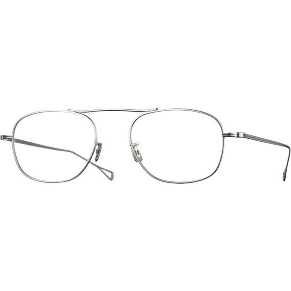 Eyevan 1005 800 Men's Eyeglasses Silver Size 52 - Blue Light Block Available