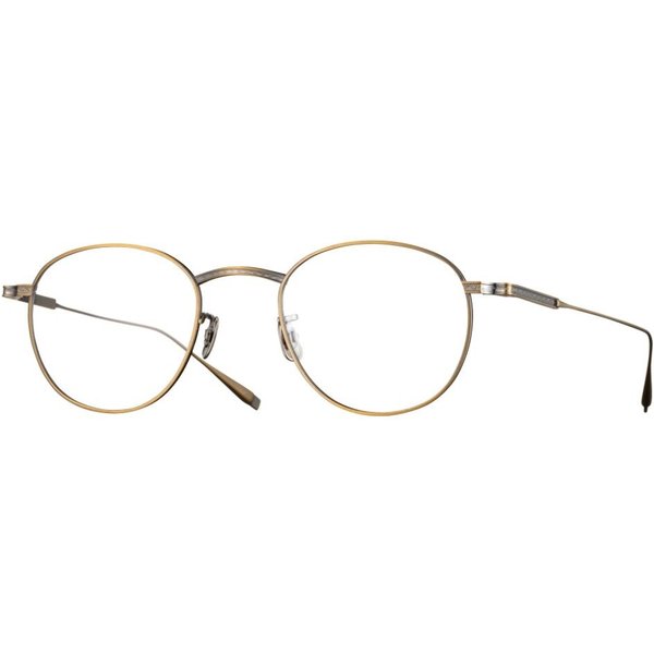 Eyevan 1025 901 Men's Eyeglasses Gold Size 46 - Blue Light Block Available