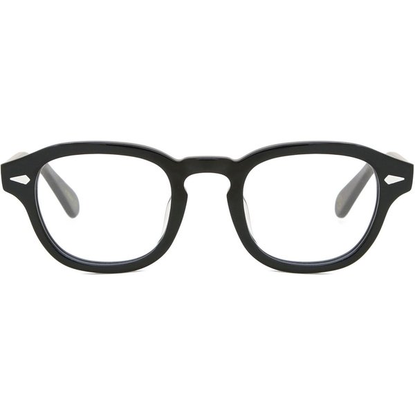 Lesca POSH 100 Men's Eyeglasses Black Size 47 - Blue Light Block Available