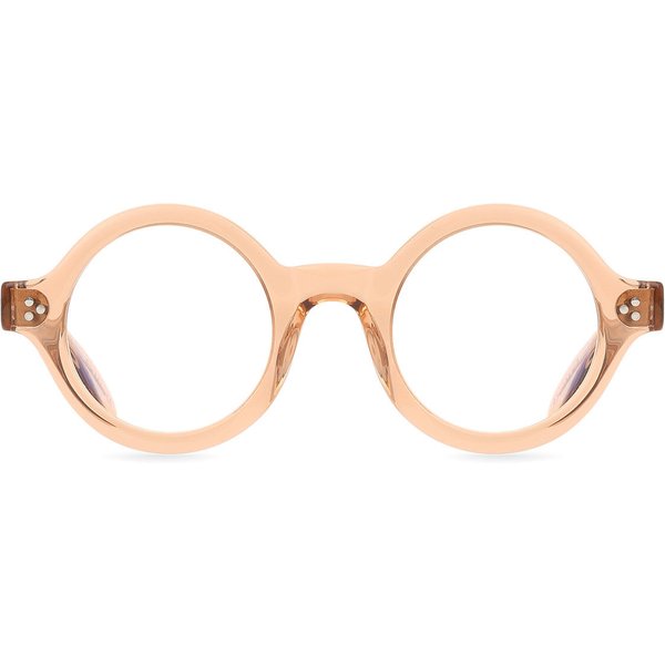 Lesca SAGA ROSE Men's Eyeglasses Brown Size 45 - Blue Light Block Available