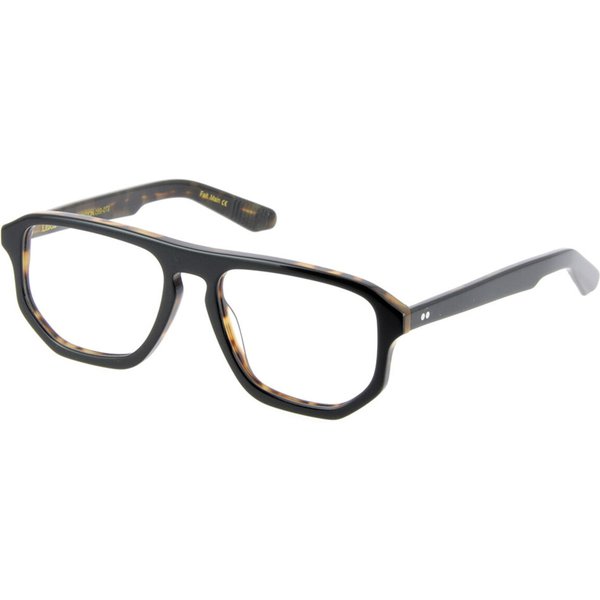 Lesca MAIO XL K5 Men's Eyeglasses Black Size 53 - Blue Light Block Available