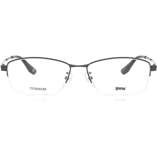 BMW BW5044-H 012 Men's Eyeglasses Gunmetal Size 55 - Blue Light Block Available