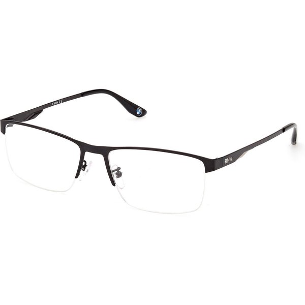BMW BW5065-H 002 Men's Eyeglasses Black Size 58 - Blue Light Block Available