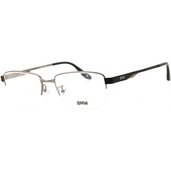 BMW BW5072-H 015 Men's Eyeglasses Silver Size 56 - Blue Light Block Available