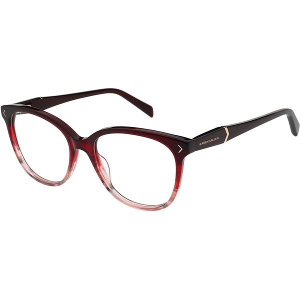 Karen Millen KM1096 237 Women’s Eyeglasses Red Size 55 - Blue Light Block Available