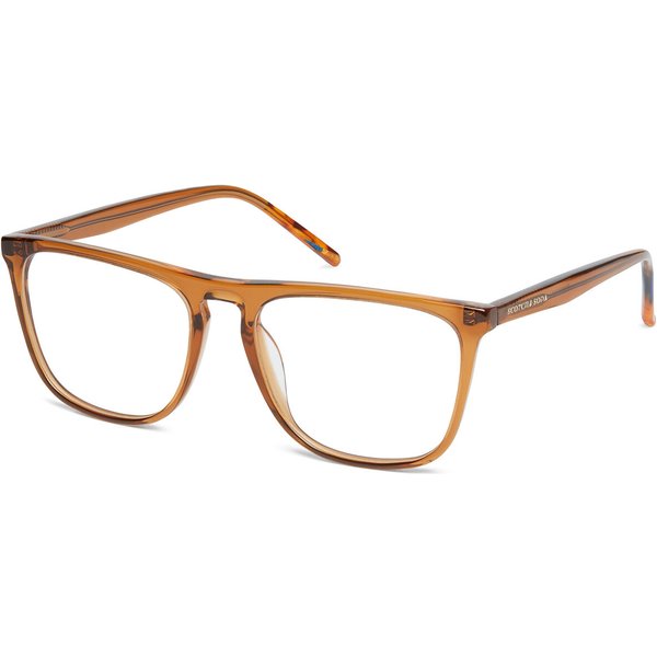 Scotch & Soda 4010 147 Men's Eyeglasses Brown Size 55 - Blue Light Block Available