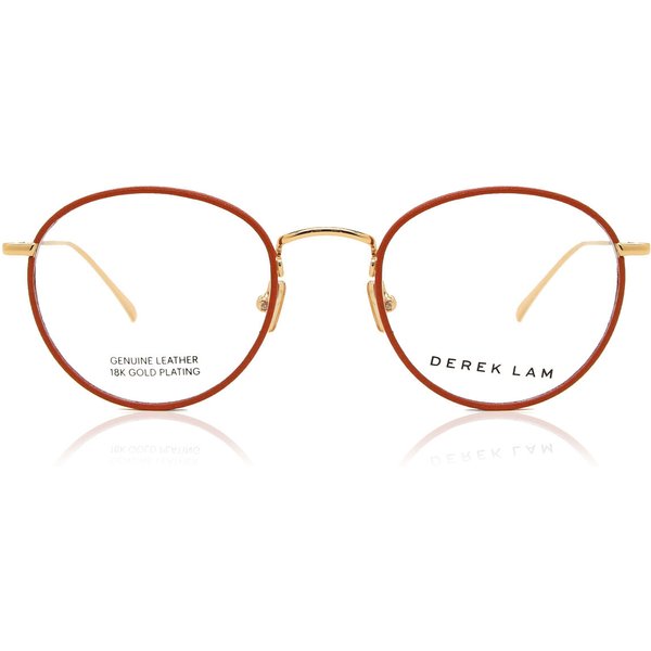 Derek Lam DL283 ORNG Men's Eyeglasses Orange Size 50 - Blue Light Block Available