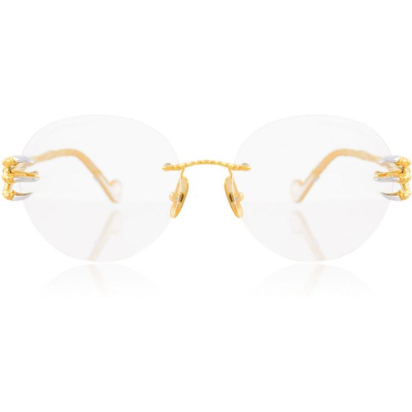 Anna-Karin Karlsson CLAW OPTICAL - PANTO Gold Women’s Eyeglasses Gold Size 54 - Blue Light Block Available