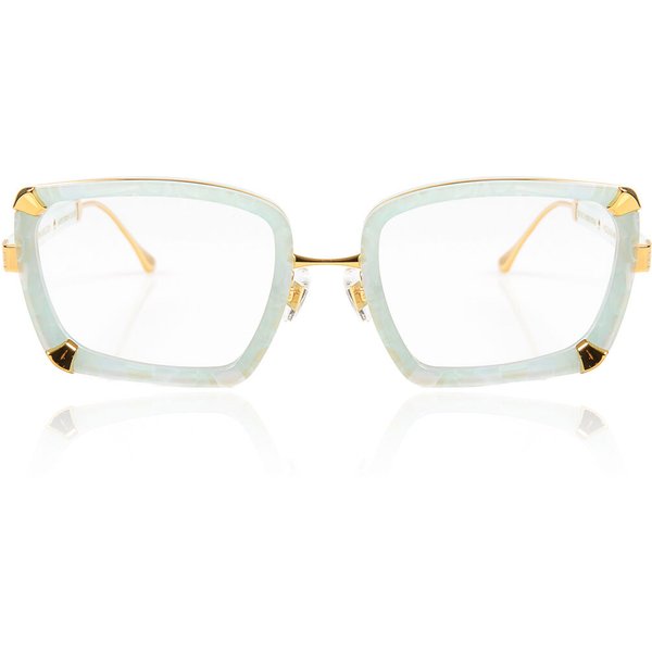 Anna-Karin Karlsson SILVER MOON Opal Women’s Eyeglasses Green Size 52 - Blue Light Block Available