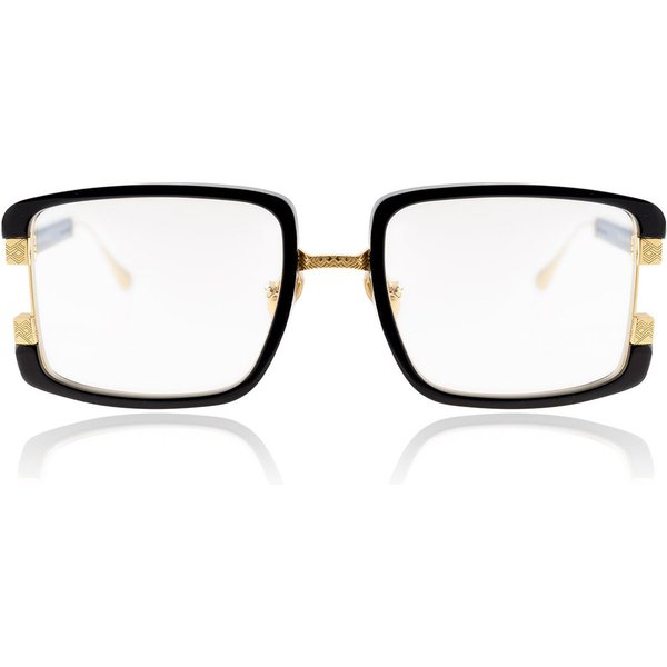Anna-Karin Karlsson TOO HANDSOME - OPTICAL Black Gold Women’s Eyeglasses Black Size 55 - Blue Light Block Available