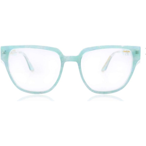 Anna-Karin Karlsson BOULEVARD OF DREAMS Opal Pearl Women’s Eyeglasses Green Size 54 - Blue Light Block Available