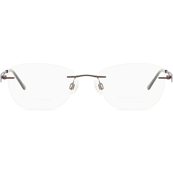 Charmant 10979 BR Women’s Eyeglasses Brown Size 52 - Blue Light Block Available