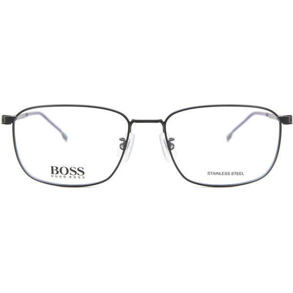 BOSS Boss 1362/F Asian Fit 003 Men's Eyeglasses Black Size 56 - Blue Light Block Available