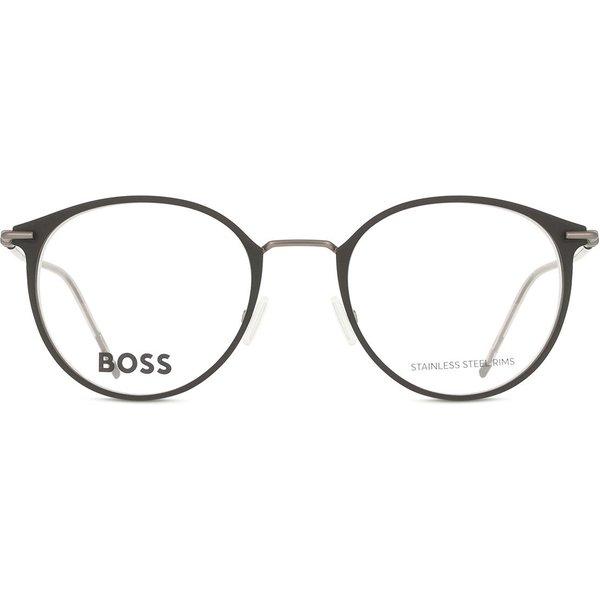 BOSS Boss 1432 RZZ Men's Eyeglasses Black Size 50 - Blue Light Block Available