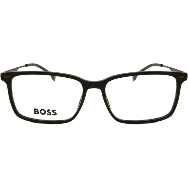 BOSS Boss 1643 ANS Men's Eyeglasses Black Size 55 - Blue Light Block Available