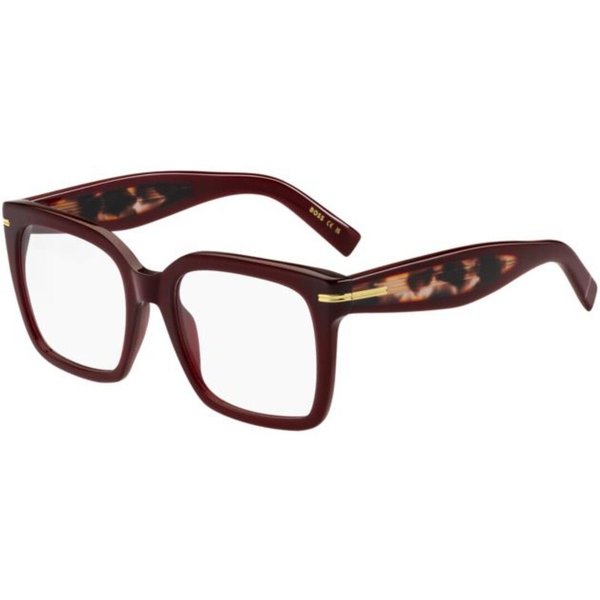 BOSS 1733 LHF Women’s Eyeglasses Burgundy Size 53 - Blue Light Block Available