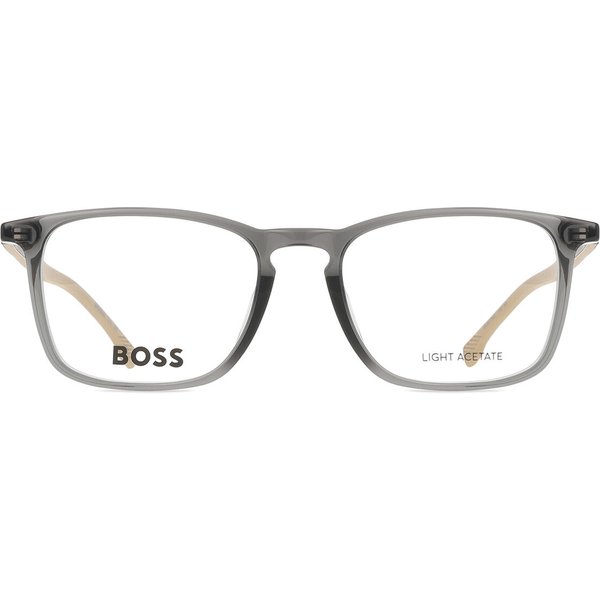 BOSS 1716/F Asian Fit KB7 Men's Eyeglasses Grey Size 52 - Blue Light Block Available