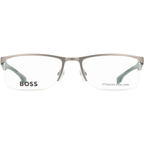BOSS 1770 6LB Men's Eyeglasses Silver Size 55 - Blue Light Block Available