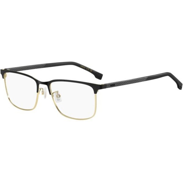 BOSS 1802/F Asian Fit I46 Men's Eyeglasses Black Size 55 - Blue Light Block Available
