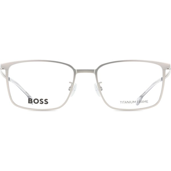 BOSS 1823/G Asian Fit R81 Men's Eyeglasses Silver Size 55 - Blue Light Block Available
