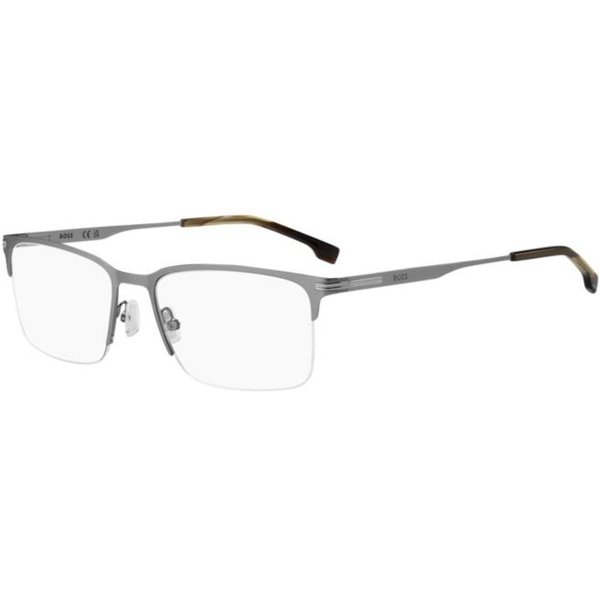 BOSS 1850 R81 Men's Eyeglasses Silver Size 55 - Blue Light Block Available