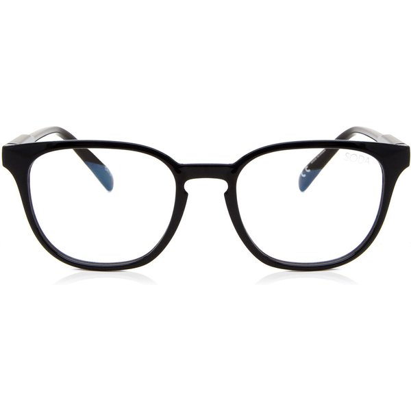 Soda Shades FRANKLIN Black Men's Eyeglasses Black Size 50 - Blue Light Block Available