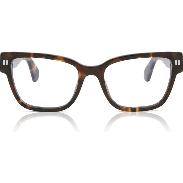 Off-White Off White OPTICAL STYLE 56 Blue-Light Block 6000 Men's Eyeglasses Tortoiseshell Size 53 - Blue Light Block Available